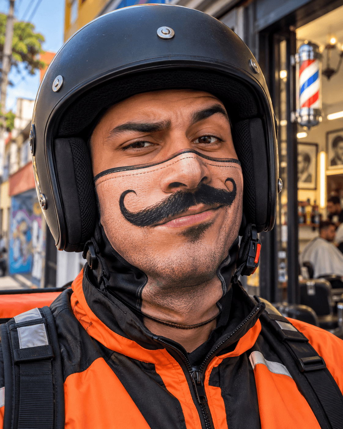 Máscara Bigode Malandro